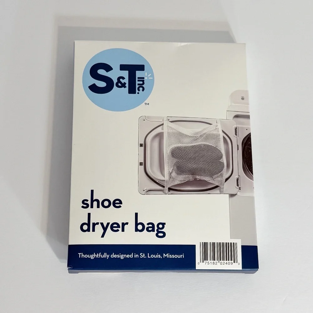 S&T INC. Sneaker Dryer Bag, Dryer Door Shoe Net with Elastic Straps, Sneaker Bag
